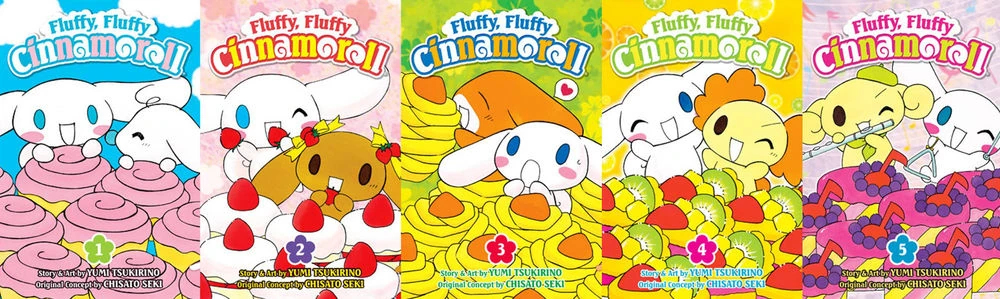 Covers of the manga Fluffy,Fluffy Cinnamoroll